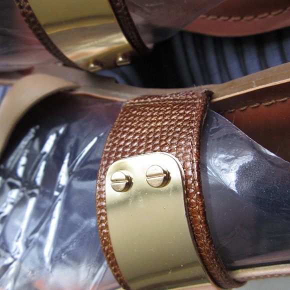 Gianni Bini Gold Lainey T-strap Sandal - Picture 6 of 10